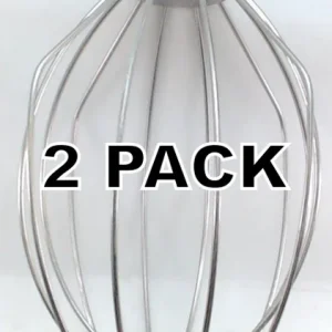 2 Pk, Stand Mixer 5Q Wire Whip, NSF Certified, for KitchenAid, K5AWWC, 3177259