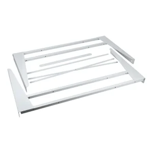 Compact Washer and Dryer Stacking Kit, White, fits compact LCR5232, LCR7244, LCE4332 models, with 1 metal frame stand