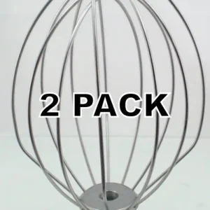 2 Pk, Stand Mixer 5 Quart Wire Whip for KitchenAid K5AWW, WPW10731415