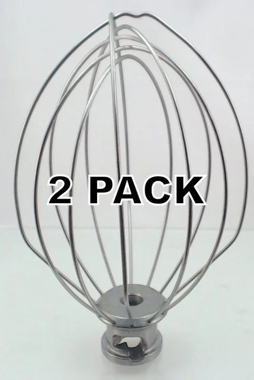 2 Pk, Stand Mixer 5 Quart Wire Whip for KitchenAid K5AWW, WPW10731415