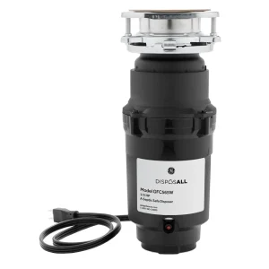GE DISPOSALL® 1/2 HP Continuous Feed Garbage Disposer Corded