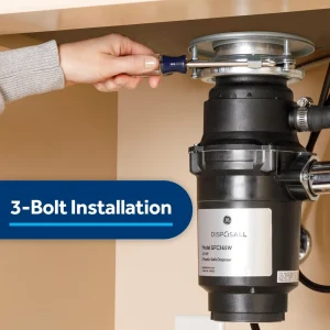 GE DISPOSALL® 1/2 HP Continuous Feed Garbage Disposer Corded - view 3
