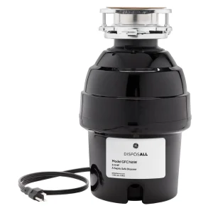 GE DISPOSALL® 3/4 HP Continuous Feed Garbage Disposer – Corded