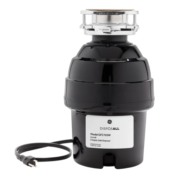 GE DISPOSALL® 3/4 HP Continuous Feed Garbage Disposer – Corded