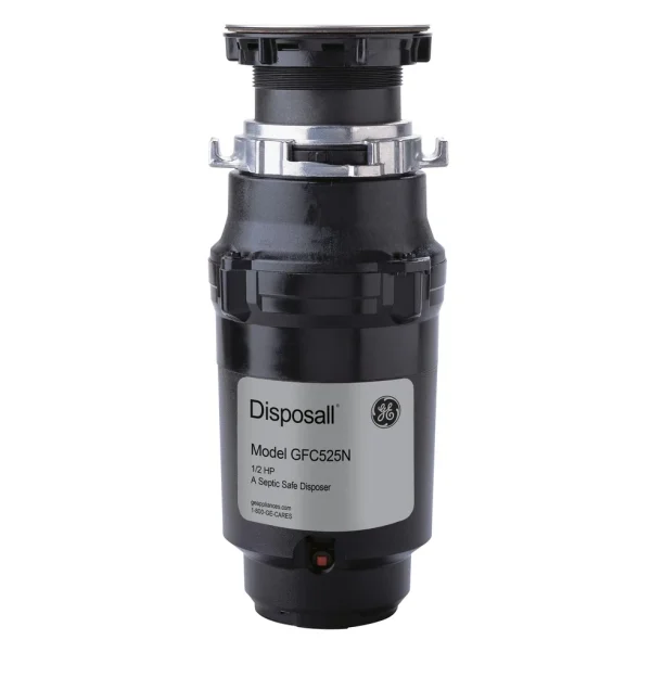 GE DISPOSALL® 1/2 HP Continuous Feed Garbage Disposer – Corded