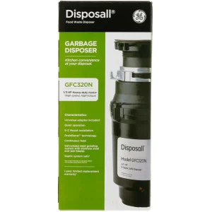 GE DISPOSALL® 1/3 HP Continuous Feed Garbage Disposer Non-Corded - view 2