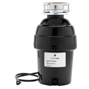 GE DISPOSALL® 1 HP Continuous Feed Garbage Disposer – Corded