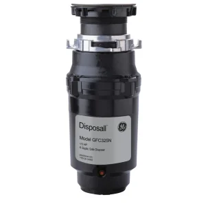 GE DISPOSALL® 1/3 HP Continuous Feed Garbage Disposer – Corded