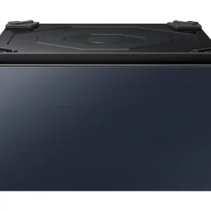 Bespoke 27″ Laundry Pedestal with Storage Drawer in Brushed Navy