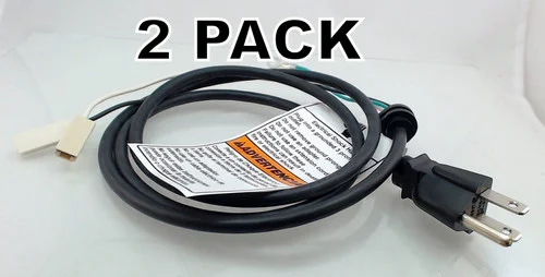 2 Pk, Stand Mixer Black Cord for KitchenAid , AP5684716, PS7783503, W10325656