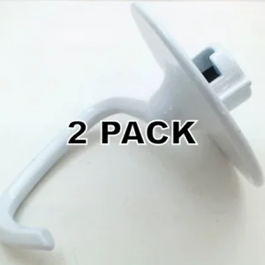 2 Pk, Stand Mixer Dough Hook for 3.5 Qt KitchenAid, AP6030219, W10747054