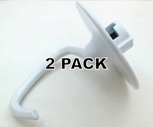 2 Pk, Stand Mixer Dough Hook for 3.5 Qt KitchenAid, AP6030219, W10747054