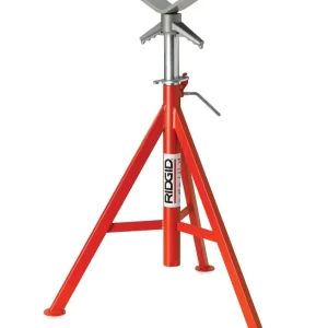 RIDGID 56662 VJ-99 28″-52″ V-Head High Pipe Stand