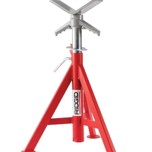 RIDGID 56657 VJ-98 20″-38″ V-Head Low Pipe Stand