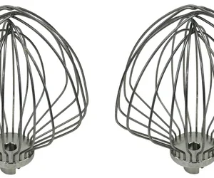 2 Pk, Stand Mixer, 7 QT, Wire Whip, for KitchenAid, AP5801892, WPW10600940