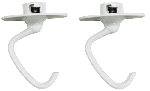 2 Pack, KitchenAid Stand Mixer Dough Hook, OEM for 3.5 Quart, W10747054, W11162097