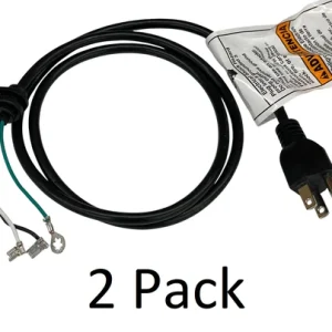 2 Pk, Stand Mixer Black Cord for KitchenAid , AP5671544, PS7320502, W10325328
