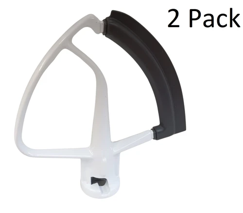 2 Pack, KitchenAid Stand Mixer Flex Edge Beater 4.5 Qt & 5 Qt Tilt Head Models, OEM, KFE5T W10917788