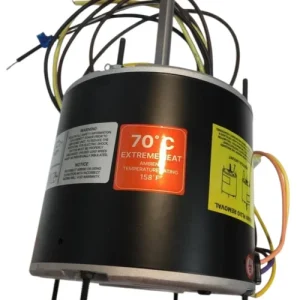 5.6" Dia. 1/4 HP 208/230V 1 Spd 825 RPM, 70°C Extreme Heat Condenser Motor 2137 - view 2