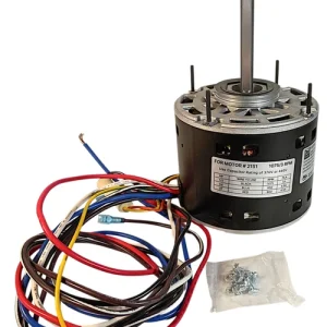 5.6" Dia., 1/2 HP, 115V, 3 Speed, 1075 RPM Direct Drive Blower Motor 2152, 24587