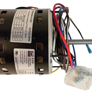 5.6" Dia., 1/2 HP, 115V, 3 Speed, 1075 RPM Direct Drive Blower Motor 2152, 24587 - view 2