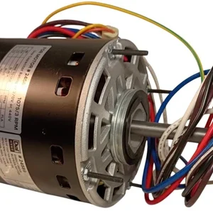 5.6" Dia., 3/4 HP, 115V, 3 Speed, 1075 RPM Direct Drive Blower Motor 2153, 24589 - view 2