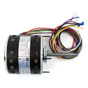 5.6" Dia., 3/4–1/5 HP, 115V, 4 Speed, 1075 RPM Direct Drive Blower Motor, 2156