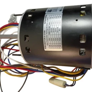 5.6" Dia., 3/4–1/5 HP, 115V, 4 Speed, 1075 RPM Direct Drive Blower Motor, 2156 - view 4
