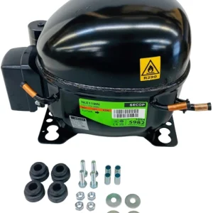 Secop NLE11MN R290 Refrigeration Compressor 115V 1/2 HP 4167 BTU MBP 105H5982